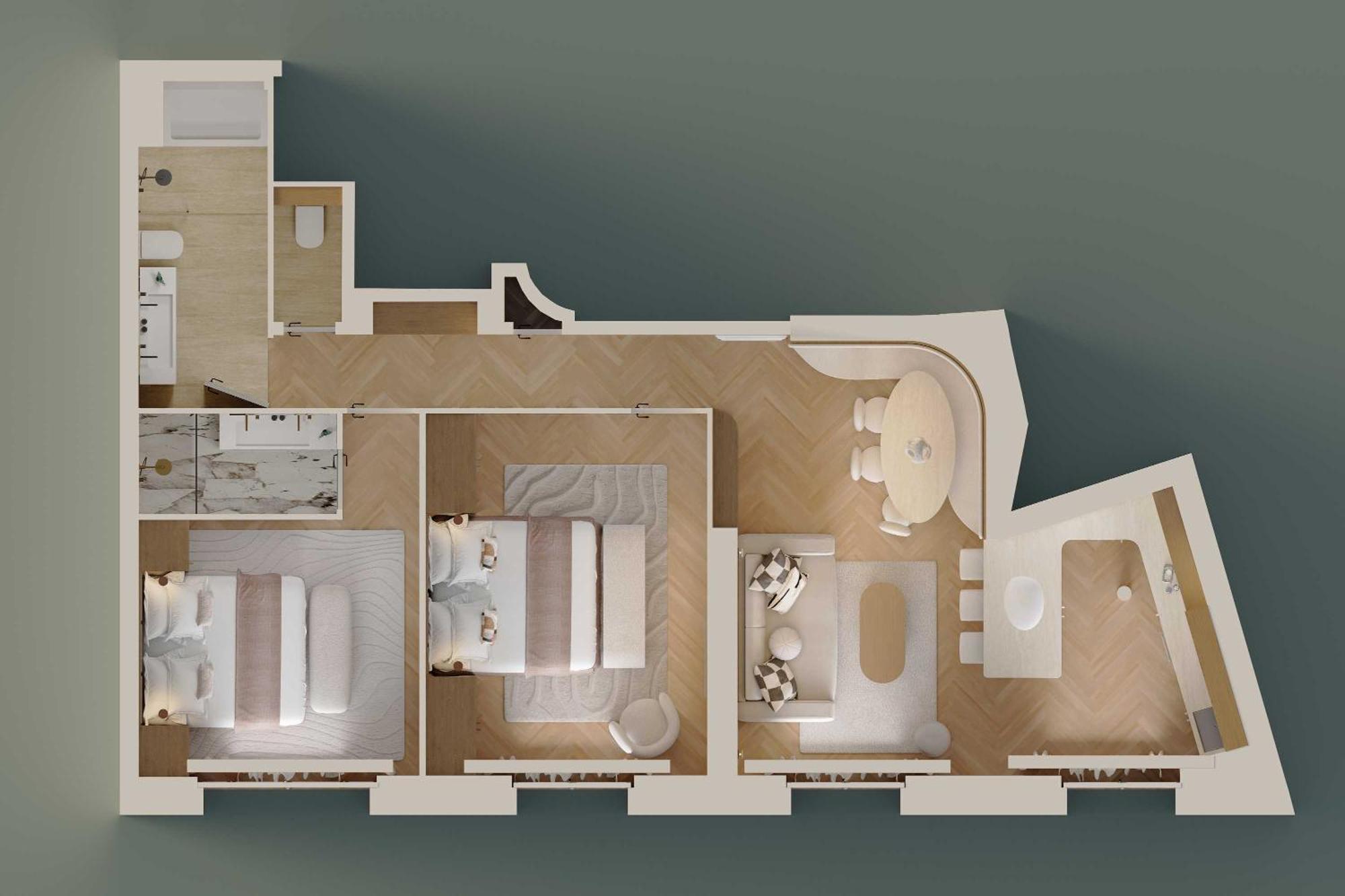 Appartement Exclusive With Ac - 2bd-6p - Quartier Latin